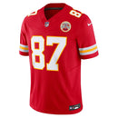 NFL Kansas City Chiefs Travis Kelce 87 Nike Limited Jersey Vermelha