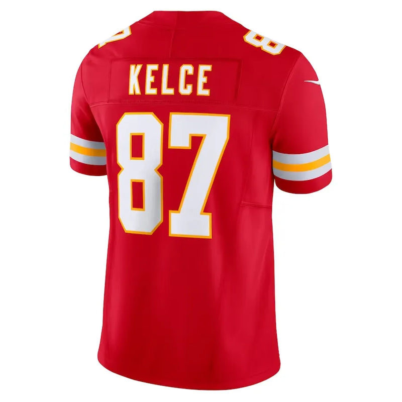 NFL Kansas City Chiefs Travis Kelce 87 Nike Limited Jersey Vermelha