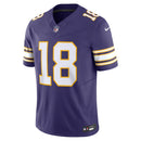 NFL Minnesota Vikings Home Justin Jefferson 18 Nike Limited Jersey Roxa