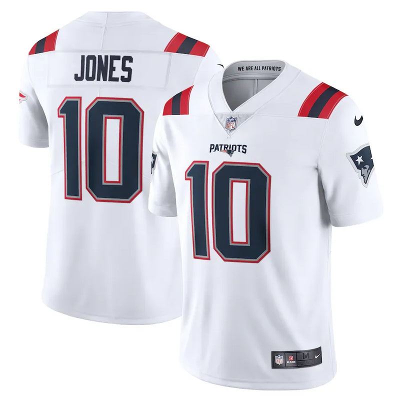 NFL New England Patriots Mac Jones Nike Limited Jersey Branca