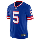 NFL New York Giants Royal Nike Kayvon Thibodeaux 5 Alternate Masculina Azul