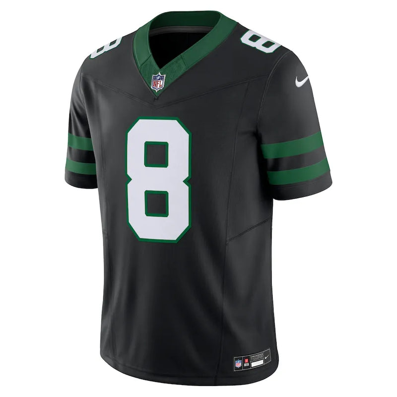 NFL New York Jets Black Aaron Rodgers 8 Nike Legacy Jersey Preta