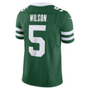 NFL New York Jets Green Garrett Wilson 5 Nike Legacy Jersey Verde