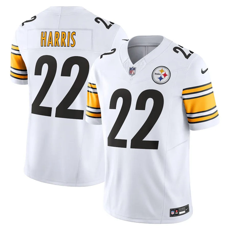 NFL Pittsburgh Steelers Najee Harris 22 Nike White Limited Jersey Branca