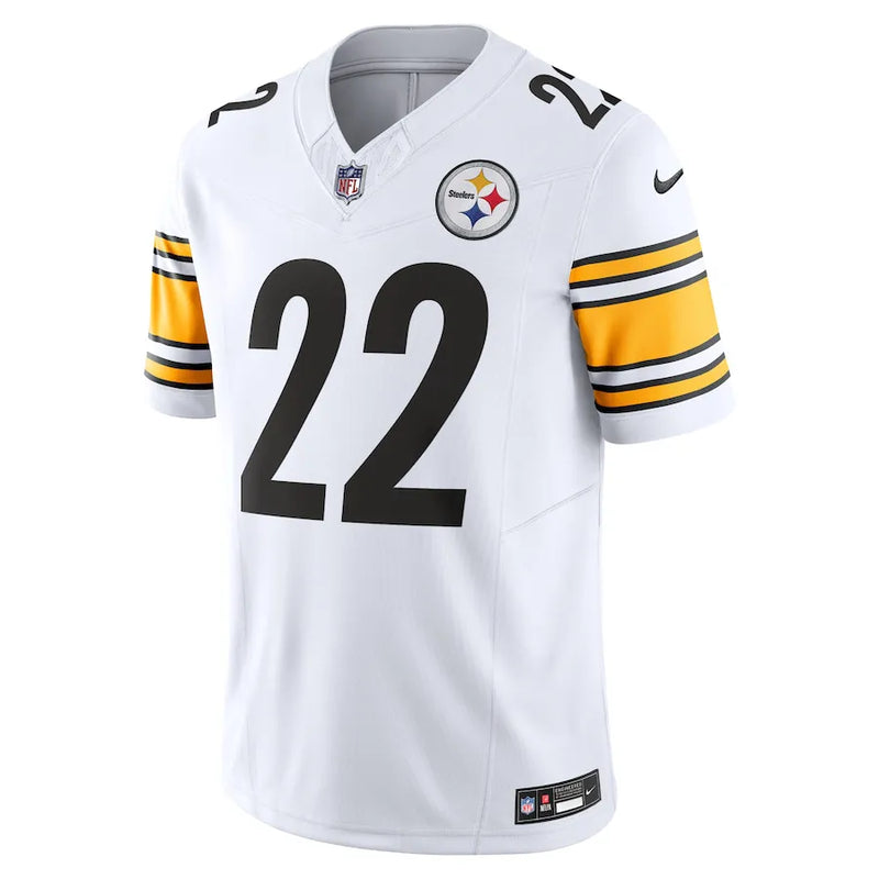 NFL Pittsburgh Steelers Najee Harris 22 Nike White Limited Jersey Branca