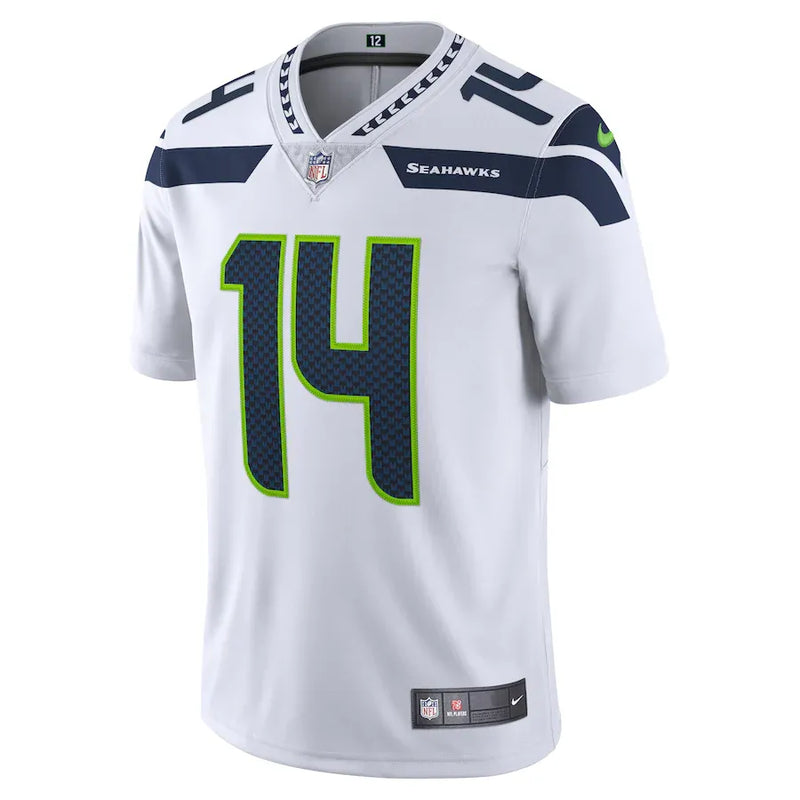 NFL Seattle Seahawks Metcalf 14 Nike Limited Jersey Branca