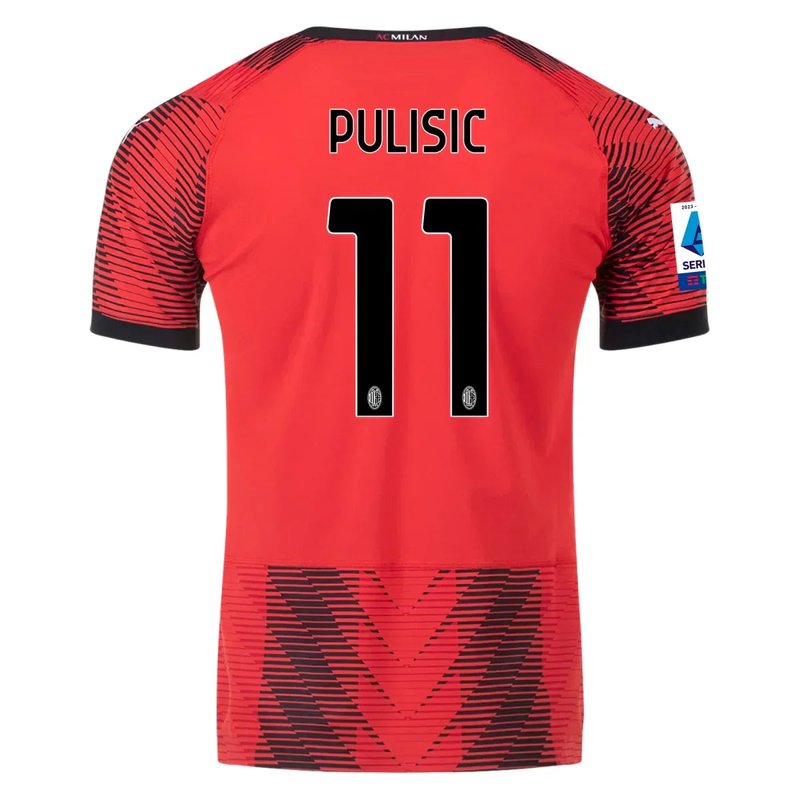 Christian Pulisic AC Milan 23/24 I Home Jersey - Player Version