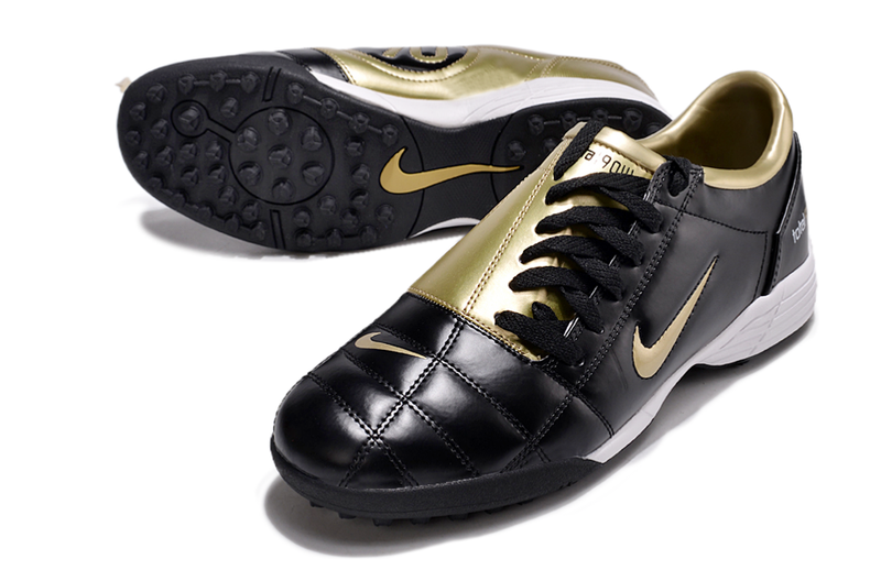 Nike Total 90 III T90 TF Turf Soccer Cleats - Gold metalic/Black