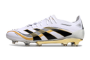 Adidas Predator Elite 25 FG Firm Ground Soccer Cleats - White/Black/Gold