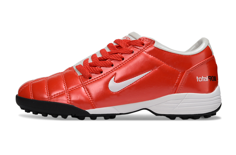 Nike Total 90 III T90 TF Turf Soccer Cleats - White/Red