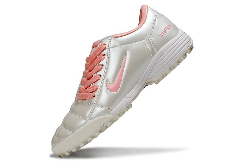 Nike Total 90 III T90 TF Turf Soccer Cleats - White/Pink