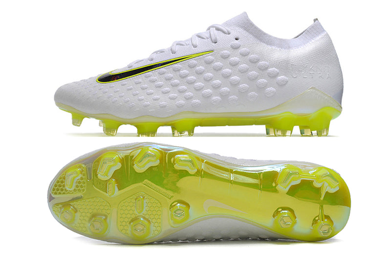 Nike Phantom Ultra Venom FG Just Do It Pack Soccer Cleats - White/Volt