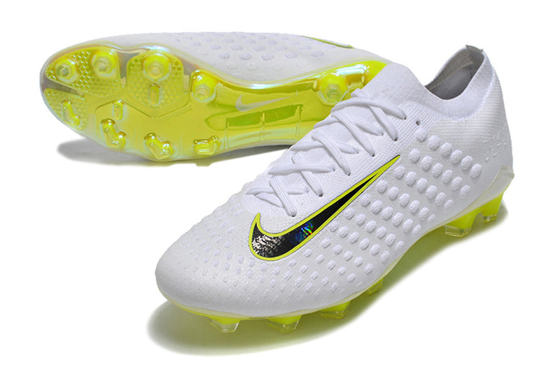 Nike Phantom Ultra Venom FG Just Do It Pack Soccer Cleats - White/Volt