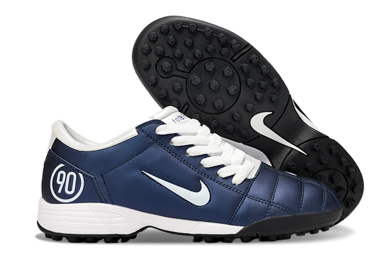 Nike Total 90 III T90 TF Turf Soccer Cleats - White/Blue