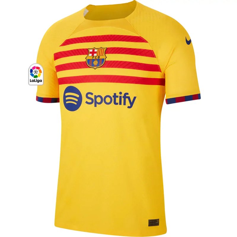 Gavi Barcelona 22/23 Senyera IV Fourth Jersey - Player Version