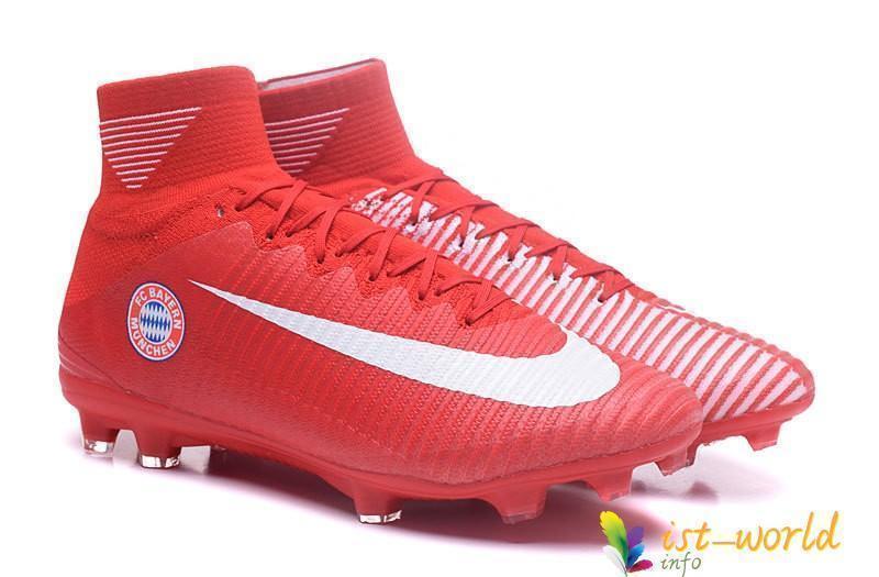 Nike Mercurial Superfly V Fc Bayern Munich Fg Cleats Red White