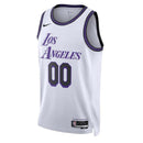 Los Angeles Lakers Unisex 2023 NBA Jersey - City Edition - White