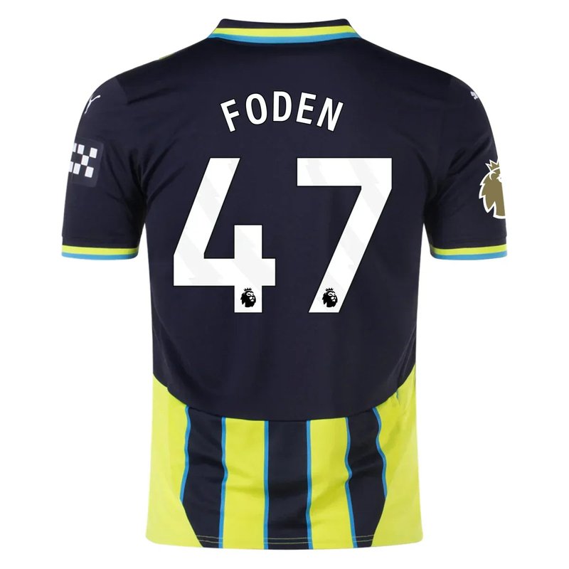 Phil Foden Manchester City 24/25 II Away Jersey - Fan Version