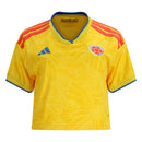 Colombia Home - 2026 World Cup - WOMEN'S Crop Jersey